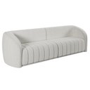 Ver imagem 1 de Sofá 04 Lugares para Sala de Estar 292 Cm Lazio M03 Bouclê Branco - Lyam Decor