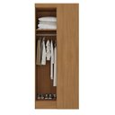 Ver mais imagens de Closet Modulado de Canto 3 Peças 2 Gavetas Smart Plus Marrom/Cinamomo