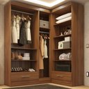 Ver imagem 1 de Closet Modulado de Canto 3 Peças 2 Gavetas Smart Plus Marrom/Cinamomo