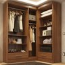 Closet Modulado de Canto 3 Peças 2 Gavetas Smart Plus - 1