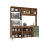 Cozinha Compacta Luna Kappesberg 3 Peças Canela/verde Oliva 192,5cm - 4