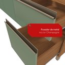 Ver imagem 6 de Cozinha Compacta Luna Kappesberg 3 Peças Canela/verde Oliva 192,5cm