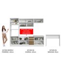 Ver imagem 6 de Armário de Cozinha Completa 315cm Branco/Rustic Glamy Madesa 02