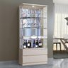 Cristaleira Diamante 2 Portas 2 Gavetas Mavaular Off White - 2
