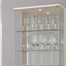 Cristaleira Diamante 2 Portas 2 Gavetas Mavaular Off White - 5