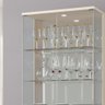 Cristaleira Diamante 2 Portas 2 Gavetas Mavaular Off White - 14