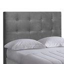 Ver imagem 1 de Cabeceira Cama Box Casal 140cm Suede Cinza - Pr Móveis