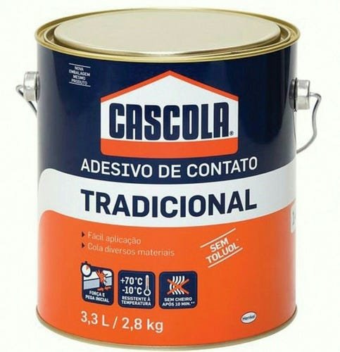 Cola Adesiva Cascola Contato Placa Forrorama 3L tradicional