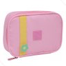 Kit Mochila Escolar de Rodinhas Infantil Lancheira + Estojo:rosa - 5
