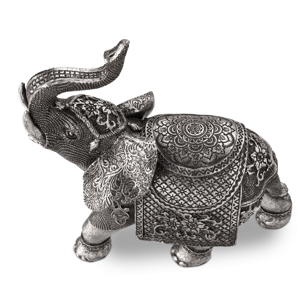 Elefante Decorativo Raj Poliresina Uphome - Ud350 Ud350 - 3