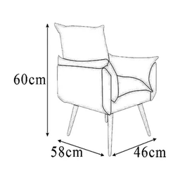 Poltrona Opala Infantil Decorativa Mini Sofá para Criança Suede Lilás - Ninho Decor - 5