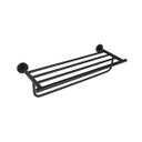 Ver imagem 1 de Porta Toalhas Rack Hotel Prateleira Black 60cm Inox 304