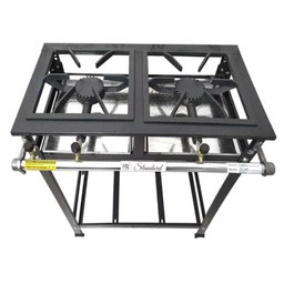 Fogão Industrial 2 Bocas MR Fogões Alta Pressão 30x30 - 2