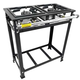 Fogão Industrial 2 Bocas MR Fogões Alta Pressão 30x30 - 1