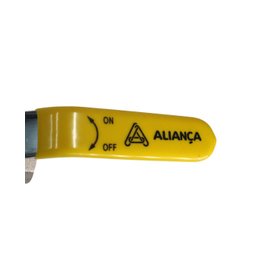 Válvula Esférica Alavanca 1/2 Rosca Fêmea X Fêmea - 4