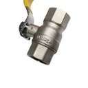 Ver imagem 2 de Válvula Esférica Alavanca 1/2 Rosca Fêmea X Fêmea