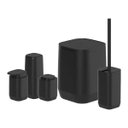 Ver imagem 1 de Kit de Banheiro Completo com Lixeira de Piso/Parede ou 5 Peç