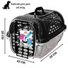 Caixa Transporte Panther N4 Preta Sem Bebedouro Plast Pet - 2