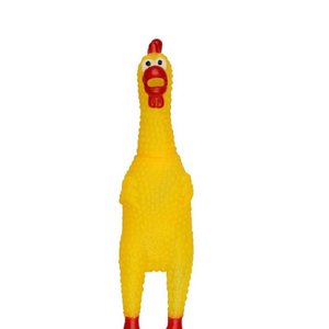 Mordedor Canino Galinha Brinquedo Cachorro Pets Frango Sonoro Borracha Barulho Filhote Infantil Não 