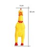 Mordedor Canino Galinha Brinquedo Cachorro Pets Frango Sonoro Borracha Barulho Filhote Infantil Não  - 5