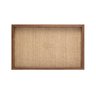 Bandeja de Madeira com Sisal e Bambu Natural 30x17x4cm - 4