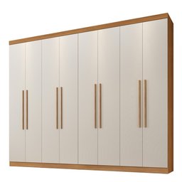 Guarda Roupa New Premium 8 Portas 4 Gavetas 8 Prateleiras - Benetil - 1