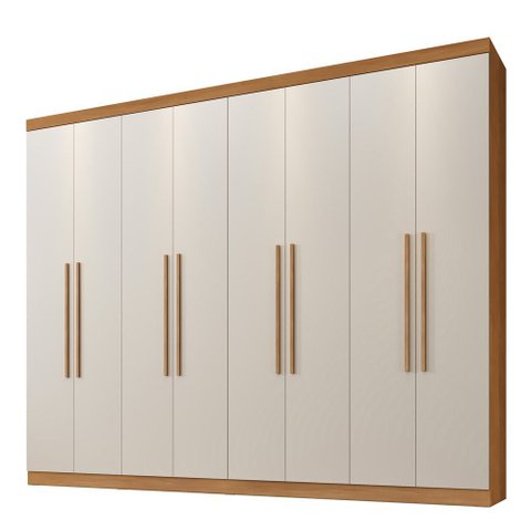 Guarda Roupa New Premium 8 Portas 4 Gavetas 8 Prateleiras - Benetil