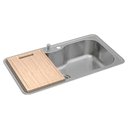 Ver imagem 1 de Cuba de Cozinha Retang Deca C/deck e Acess 80x40 Facile Inox