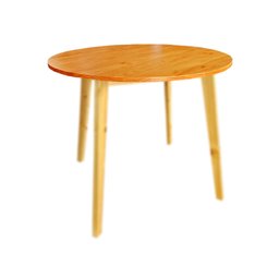 Tampo Mesa Jantar 90cm Madeira Maciça Redondo - 1