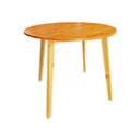 Ver imagem 1 de Tampo Mesa Jantar 90cm Madeira Maciça Redondo