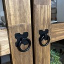 Ver imagem 6 de Cristaleira Rústica de Madeira Duas Portas com Vidro - Steam: Steam