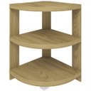 Ver imagem 3 de Estante Multiuso com 03 Prateleiras Wind A02 72x49 Olmo - Lyam Decor