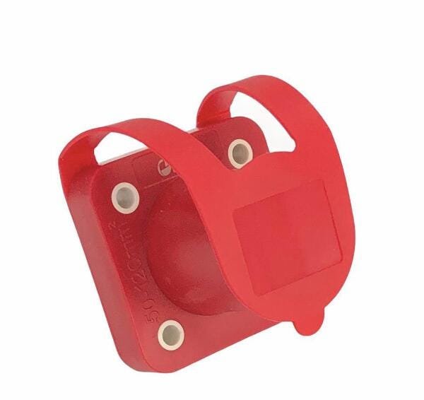 Conector Cabos Camlock Cam Lock Painel Fêmea 400A Vermelho - 2