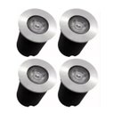 Ver imagem 1 de 4 Embutido Solo 1w Balizador Led Blindado Ip67 Inox Spot Chão Piso