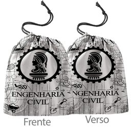 Caneca Engenharia Civil com Saquinho - 3
