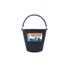 Kit 24 Balde Concreto Reforçado com pegador 12 Litros