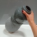 Ver imagem 4 de Vaso Decorativo Enfeite Casa Cerâmica 32x15x15cm Cinza