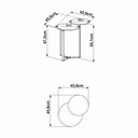 Ver imagem 3 de Mesa de Centro Dois Tampos Chanfrado Orgânica Pé Metal Complementos