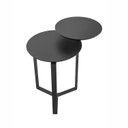 Ver imagem 5 de Mesa de Centro Dois Tampos Chanfrado Orgânica Pé Metal Complementos