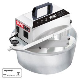 Panela Misturadora Automática Elétrica 4l para Doces e Salgados Saro Bivolt Cinza - 4