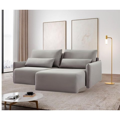 Sofá Retrátil e Reclinável Pequim Caixa Zero 2,60m - Movenzo Estofados