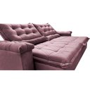 Ver imagem 4 de Sofá Retrátil e Reclinável 2,75m Cama inBox Big Fresh com SoftGel D40 Velupluma Rose