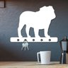 porta Chave de Parede em MDF Bulldog Inglês - 1