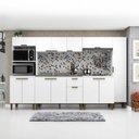 Ver imagem 1 de Cozinha Completa Iara 13 Portas 1 Gaveta Branco - Jcarvalho