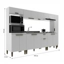 Ver imagem 4 de Cozinha Completa Iara 13 Portas 1 Gaveta Branco - Jcarvalho