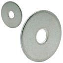 Ver imagem 1 de Arruela Lisa M10 Aba Larga Din 9021 Inox Aisi 316 - 150un