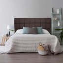 Ver imagem 2 de Kit Cabeceira + Calçadeira Baú Espanha 195cm King Size para Cama Box Corino Marrom - Gat Magazine