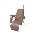 Ver imagem 1 de Poltrona Hospitalar para Coleta e Hemodiálise com Suporte de Soro Standard Bege