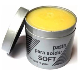 Kit Ferro de Solda Com Tubete Estanho + Pasta de Solda - 220V 30W - 4
