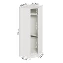 Ver imagem 4 de Guarda Roupa Planejado 100% MDF de Canto Oblíquo Reflecta Orion CabeCasa MadeiraOriginals Bege